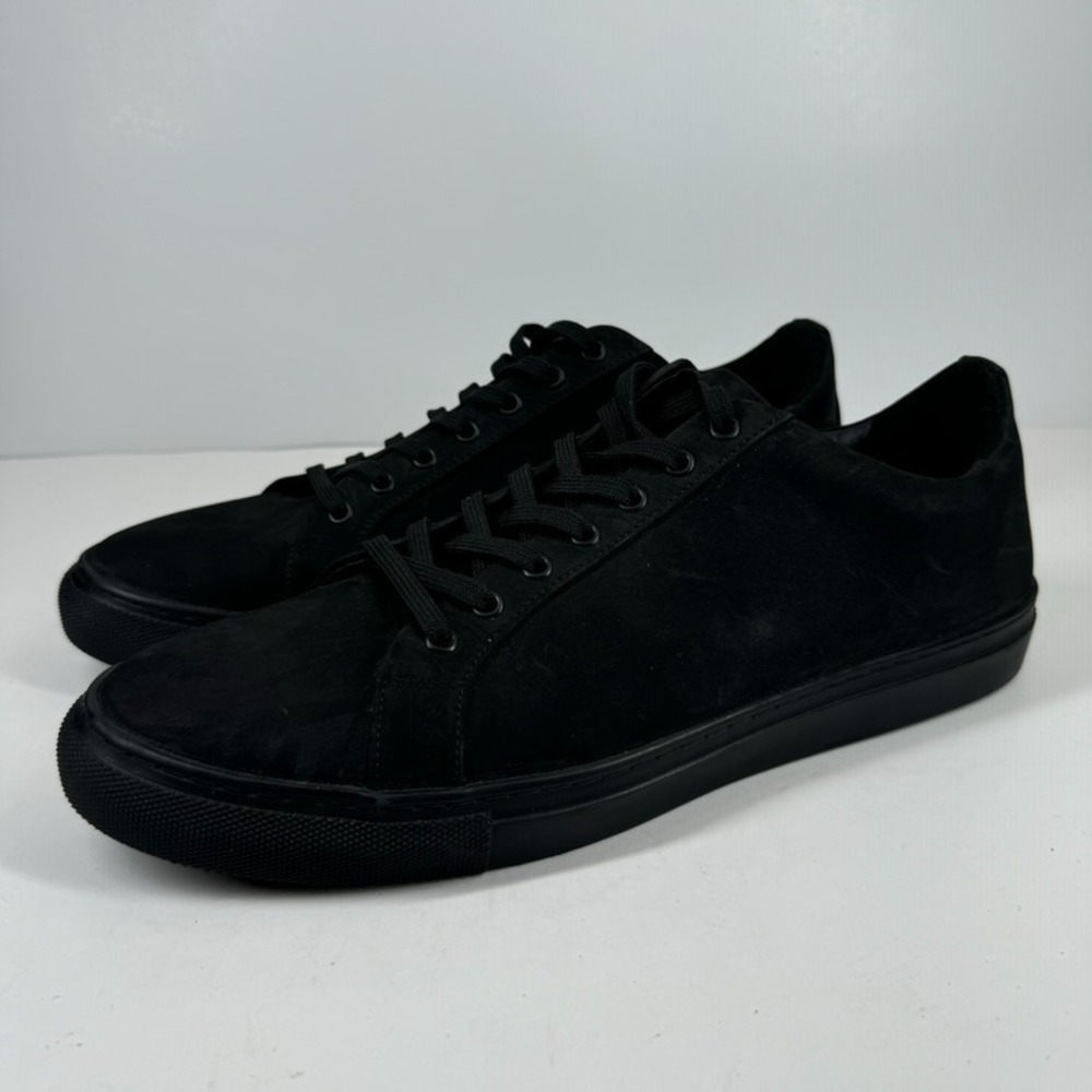 Thursday Boot Premier Low Top Men's US 12 Black Matte Leather Casual Sneakers